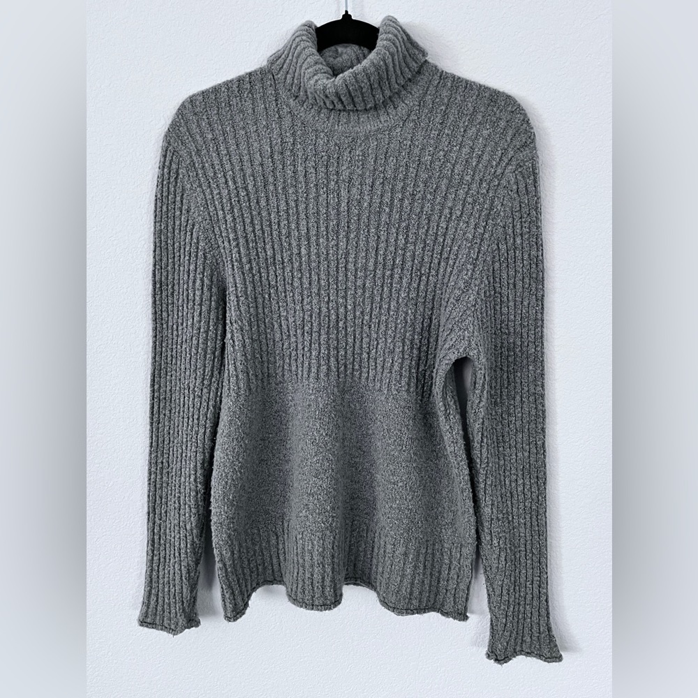 Merona turtleneck long sleeve sweater gray color Size XL